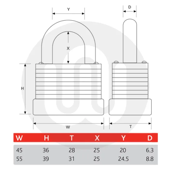 ERA High Security Laminated Padlock - OBSOLETE ERA High Security Laminated Padlock - OBSOLETE
