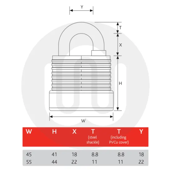 ERA Weather Proof Laminated Padlock - OBSOLETE