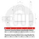 ERA Professional Long Shackle Maximum Security Padlock - OBSOLETE