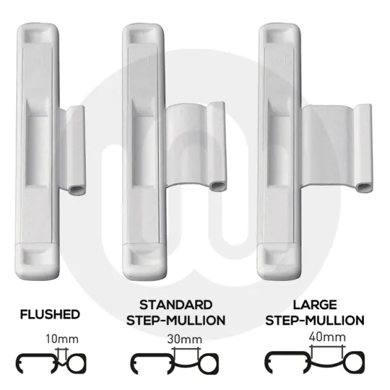 CAL Slide-Lok with Handle- Sliding Patio Door Lock for Double Doors