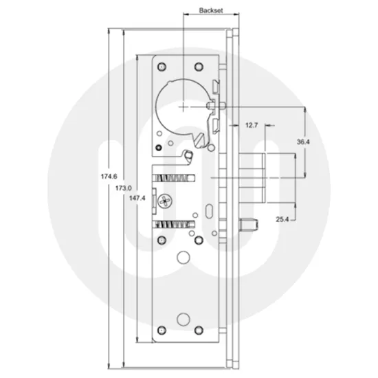 Heavy Duty Round Dead Latch Heavy Duty Round Dead Latch