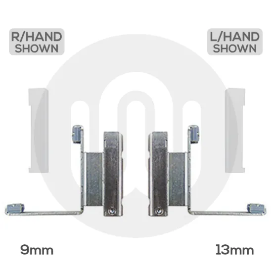 GU Uni Jet D Rebated Bottom Corner Hinge & Cover GU Uni Jet D Rebated Bottom Corner Hinge & Cover