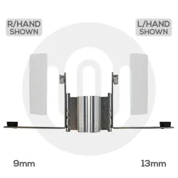Maco Bottom Corner Hinge & Cover Rebated (Face Fix)