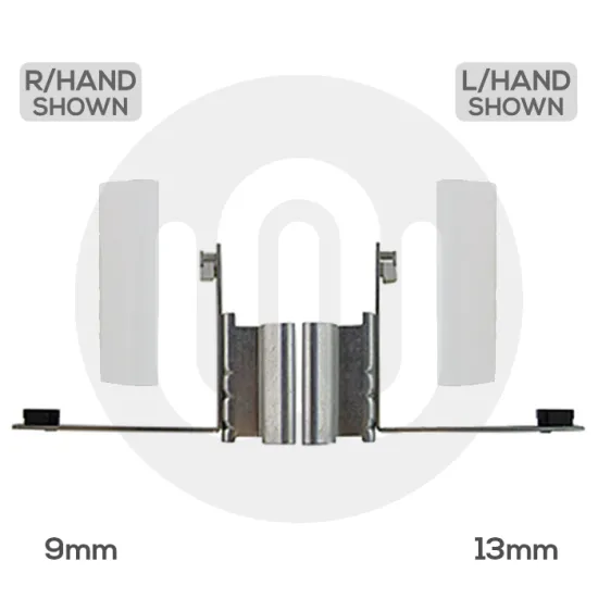 Maco Bottom Corner Hinge & Cover Rebated (Face Fix)