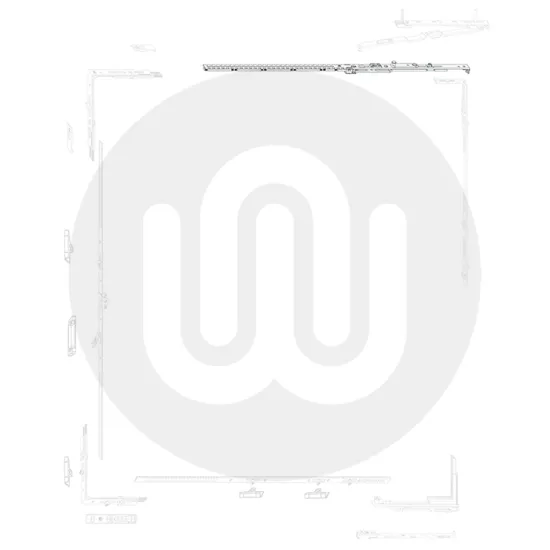 Maco Invisible Scissor Stay Guide & Extension (Concealed)