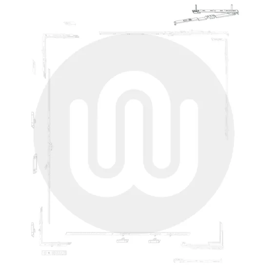 Maco Invisible Scissor Stay Arm (Concealed)