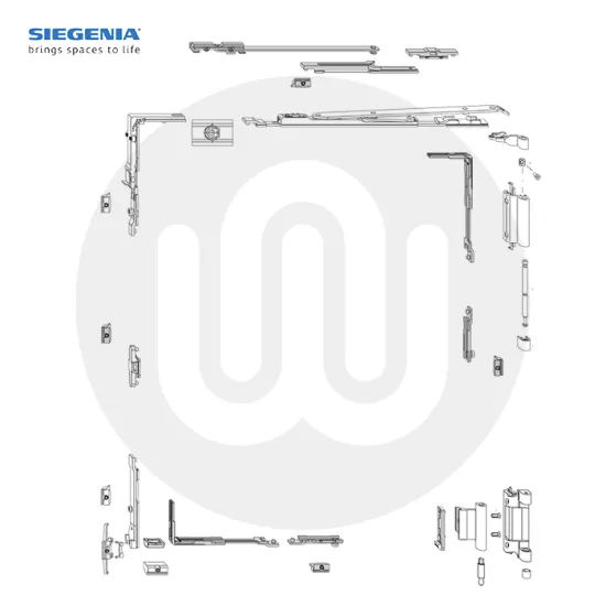 Siegenia ALU 5200 (LM 5200) Full Tilt & Turn System (Face Fix)