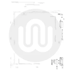 Siegenia ALU 5200 Hinge Kit