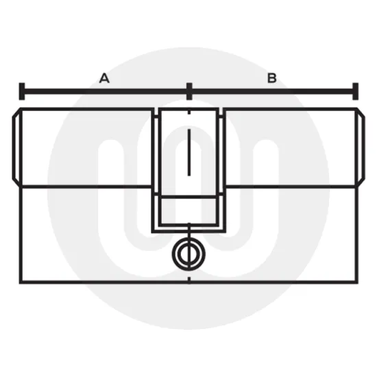 Standard Half Euro Cylinder - Keyed Alike Pair 