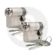 Standard Half Euro Cylinder - Keyed Alike Pair 