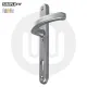 Simplefit by Fab & Fix Kensington Easy Lift Inline Lever/Lever 92PZ/92PZ Door Handle - Medium Cover (250BP/215CRS)