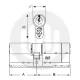 Avocet ATK 3 Star Euro Thumbturn Cylinder 
