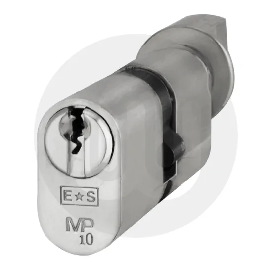 10-Pin High Security Oval Thumbturn Cylinder