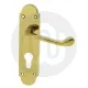 Victorian Upturned Door Handle - Euro