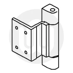2 Leaf Butt Hinge - without Eurogroove Fitting