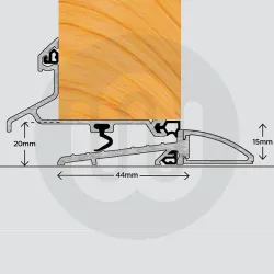 Exitex Threshold & Weatherbar Kit - Outward Opening Doors