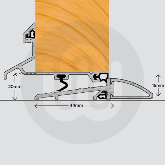 Exitex Threshold & Weatherbar Kit - Outward Opening Doors