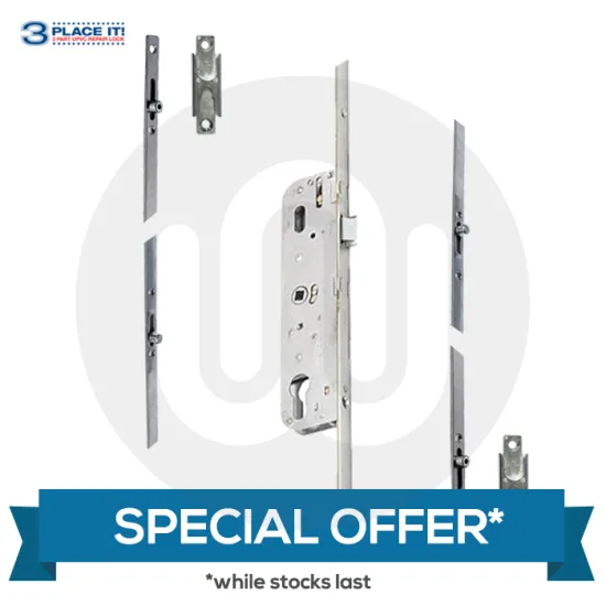 SPECIAL OFFER! 1x Ferco Style 3PLACEIT Lock - 2 Roller 2 Mushroom / 4 Roller with Keeps