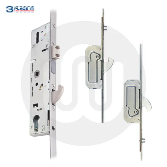 ERA Style 3PLACEIT Lock with Hook - 2 Hook 2 Roller with Shootbolt Capability