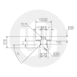 Epwin/Profile 22 16mm Snap in Patio Track & Slimline Patio Rollers Set