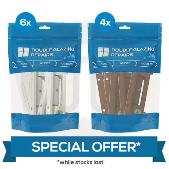 SPECIAL OFFER! 10x Packs of 3 Simplefit Flat or Angled All-In-One Standard Butt Hinges 100mm