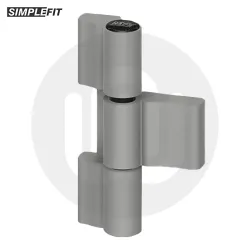 Simplefit 3 Part Aluminium Door Hinge