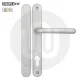 Simplefit by Fab & Fix Sprung 92PZ Door Handle Blanks with Blind Plate - Medium Cover (243BP/211CRS)
