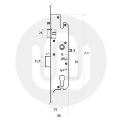 TGP Focus2 Centre Case