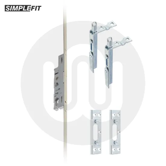 Simplefit Slave Multipoint Door Lock Shootbolts & Keeps Set