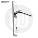 Simplefit Inline Lever/Lever 117PZ/117PZ Door Handle - Large Cover (278BP/240CRS)