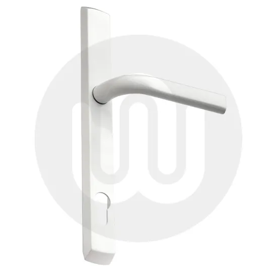 Simplefit Inline Lever/Lever 117PZ/117PZ Door Handle - Large Cover (278BP/240CRS)