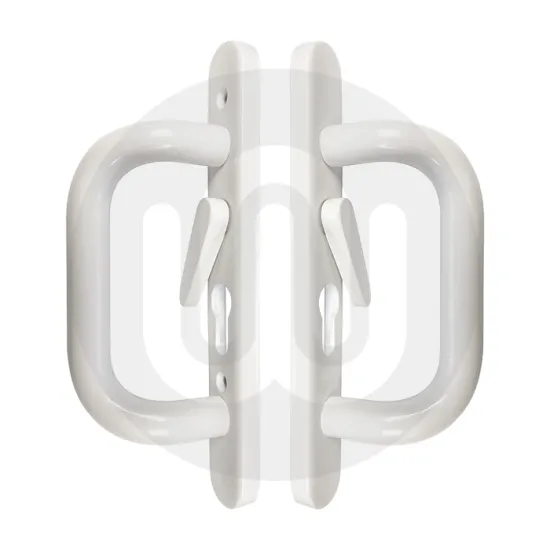 Schlegel Style Metal Patio Door Handle With Built-In Levers