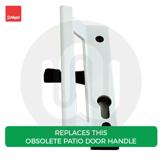 Schlegel Style Metal Patio Door Handle With Built-In Levers