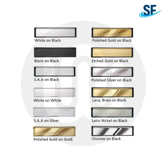 Post Port 12” Letterplate – 20-40mm Thickness Post Port 12” Letterplate – 20-40mm Thickness