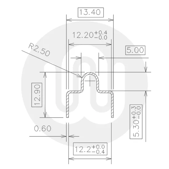 Rehau 13.4mm Patio Track