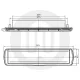 Omega Metal Frame 40-80 Letterbox Omega Metal Frame 40-80 Letterbox
