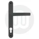 Simplefit Trade Sprung Inline Lever/Lever 92PZ/92PZ Door Handle - Medium Cover (240BP/211CRS)