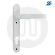 Simplefit Trade Sprung Inline Lever/Lever 92PZ/92PZ Door Handle - Standard Cover (220BP/122CRS)