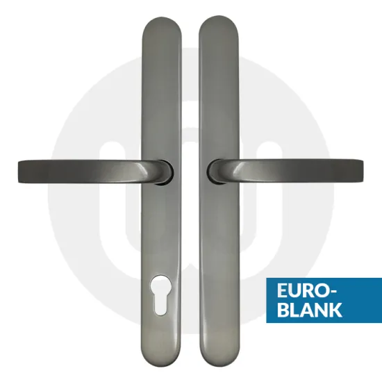 Simplefit UNI Inline Lever/Lever 95PZ/95PZ Door Handle - Extra Large Cover (296BP/variedCRS)