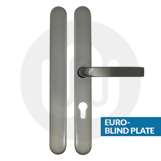 Simplefit UNI Inline Lever/Lever 68PZ/68PZ Door Handle - Extra Large Cover (296BP/variedCRS)