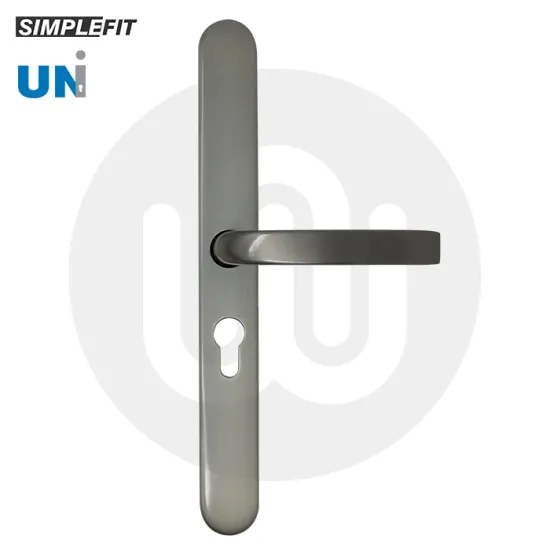 Simplefit UNI Inline Lever/Lever 47.5PZ/ 47.5PZ Door Handle - Extra Large Cover (296BP/variedCRS) Simplefit UNI Inline Lever/Lever 47.5PZ/ 47.5PZ Door Handle - Extra Large Cover (296BP/variedCRS)