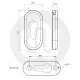 Simplefit by Fab & Fix Architectural Escutcheon Simplefit by Fab & Fix Architectural Escutcheon