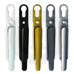 GreenteQ Clearline Slimfold Lift & Turn Bi-Fold Door Handles With Escutcheon