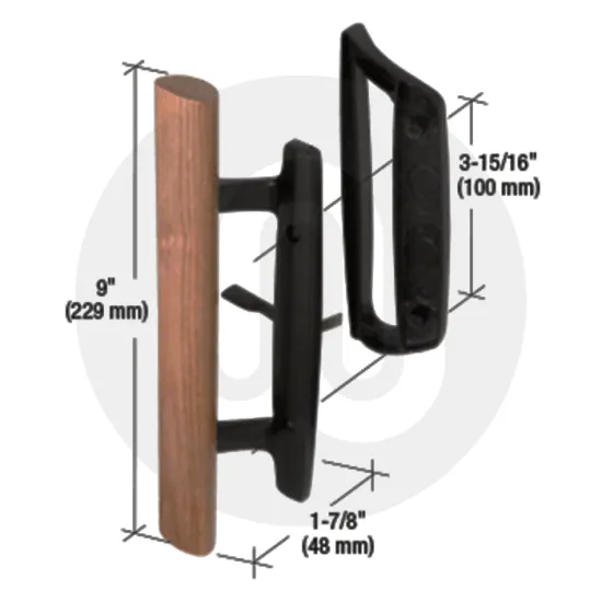 Mortice Style Patio Handle