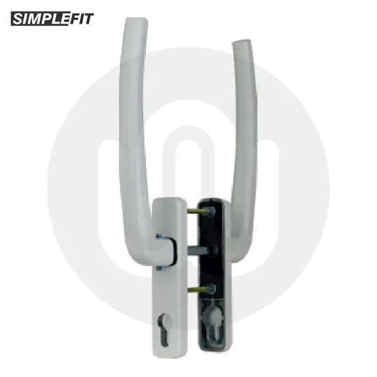 Simplefit Lift & Glide Double Handle with Cylinder Hole 40003 Simplefit Lift & Glide Double Handle with Cylinder Hole 40003