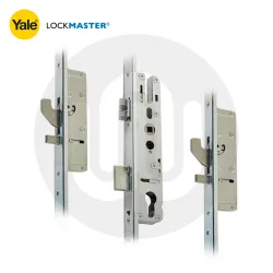 Lockmaster Yale Bi-Fold Short Lock with 24mm U-Channel For Aluk Profile