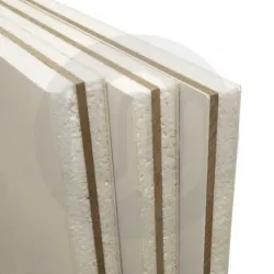 White Upvc Door Panel Reinforced Flat Foam Infill 28mm 24mm Thick