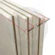 White Upvc Door Panel Reinforced Flat Foam Infill 28mm 24mm Thick