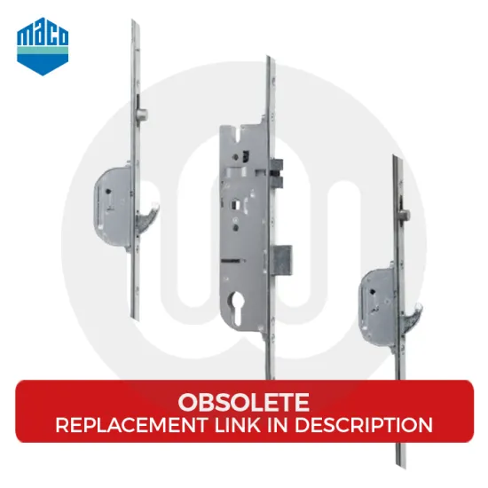 Maco 242381 / 242383 C-TS 2 Hooks 2 Rollers Multipoint Door Lock - 20mm FPL