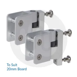 Cubicle U Bracket Gravity Hinges (Sold in Pairs)